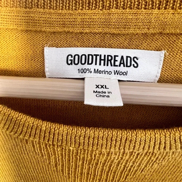 Goodthreads Merino Wool Golf Sweater XXL - Picture 3 of 3